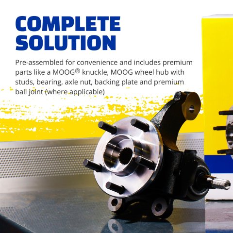 MOOG 11-13 Ford Transit Connect Front Right Complete Knuckle Assembly thumbnail 2