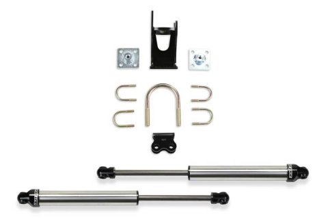 Fabtech 05-21 Ford F250/350 4WD Dual Steering Stabilizer System (Opposing Style) w/DL 2.25 Shocks thumbnail 1