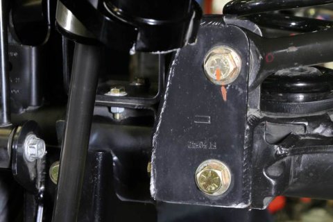 Fabtech 07-18 Jeep JK 4WD 3-5in Rear Track Bar Bracket - Weld On thumbnail 4
