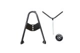Fabtech Universal Spare Tire Angled Mount - Black thumbnail 1