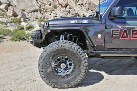 Fabtech 18-21 Jeep JL 4WD Front Steel Tube Fenders thumbnail 7