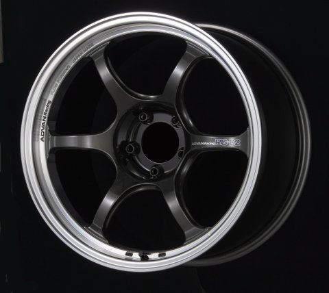 Advan RG-D2 17x9.0 +62 5x114.3 Machining and Black Gunmetallic Wheel thumbnail 2