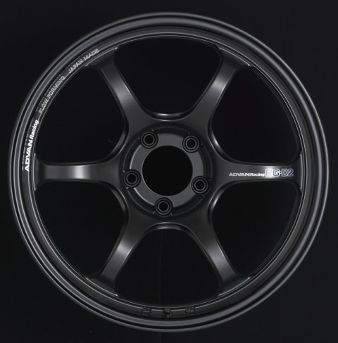 Advan RG-D2 17x9.0 +35 5x114.3 Semi Gloss Black Wheel thumbnail 1
