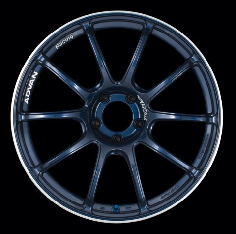 Advan RZII 18x9.5 +45 5x114.3 Racing Indigo Blue Wheel