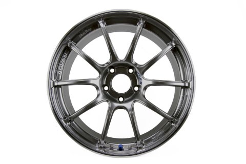 Advan RZII 18x7.5 +48 5x114.3 Racing Hyper Black Wheel thumbnail 1
