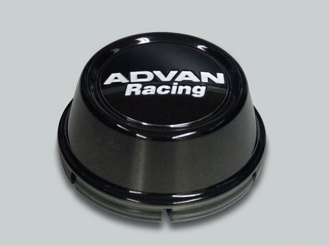 Advan 63mm High Center Cap - Black