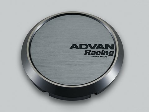 Advan 63mm Flat Center Cap - Hyper Black
