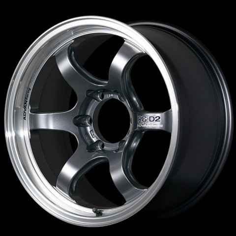 Advan RG-D2 for Truck 17x8.5 / -10 Offset / 6x139.7 / 112mm Bore / Machining and Racing Gunmetallic