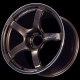 Advan TC4 17x9 +63 5x114.3 Racing Umber Bronze and Ring Wheel thumbnail 1