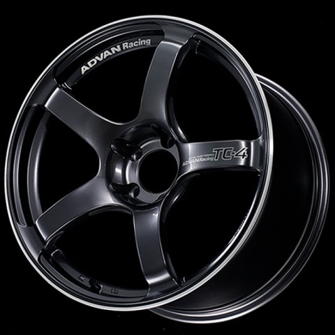 Advan TC4 15x6.0 +45 4x100 Racing Gunmetallic and Ring Wheel