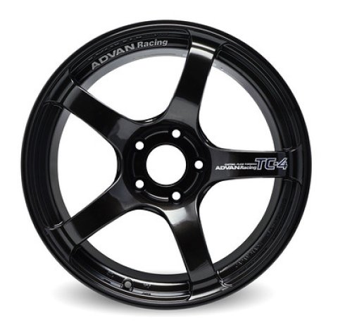 Advan TC4 15x8.0 +35 4x100 Black Gunmetallic Wheel (No Ring)