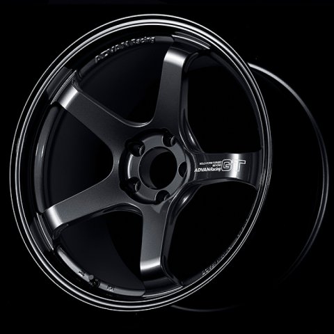 Advan GT Beyond 19x8.5 +35 5x120 Racing Titanium Black Wheel thumbnail 2