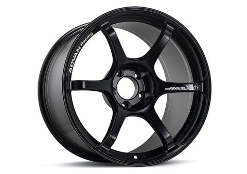 Advan RG-4 18x8.5 +44 5x114.3 Semi Gloss Black Wheel thumbnail 1
