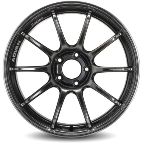 Advan RSIII 18x7.5 +50 5x100 Hyper Black and Ring Wheel