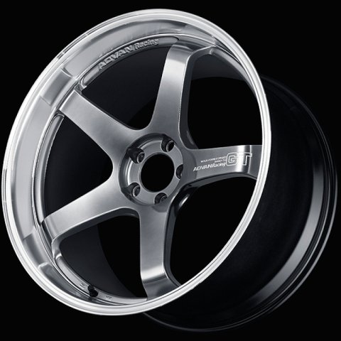 Advan GT Premium Version 19x9 +20 5x120 Machining and Hyper Platinum Black Wheel thumbnail 1