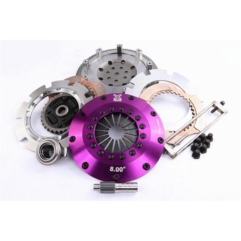 XClutch 1997 Mitsubishi Lancer EVO IV 2.0L 8in Twin Sprung Ceramic Clutch Kit
