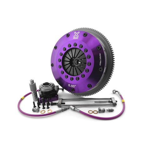 XClutch 1997 Mitsubishi Lancer EVO IV 2.0L 8in Twin Sprung Ceramic Clutch Kit