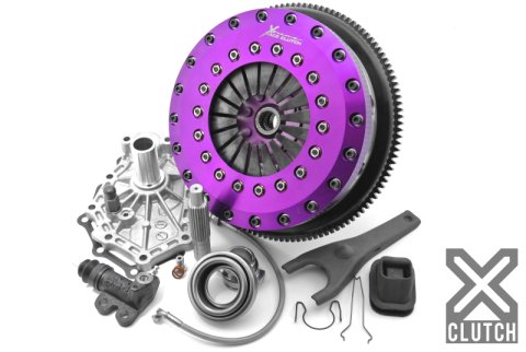 XClutch 93-98 Nissan Skyline GT-R 2.6L R33 9in Twin Solid Ceramic Clutch Kit thumbnail 1