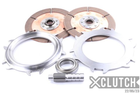 XClutch Mazda 7.25in Twin Solid Ceramic Multi-Disc Service Pack thumbnail 1
