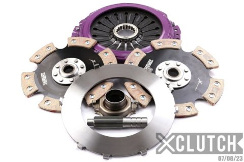XClutch Mitsubishi 9in Twin Solid Ceramic Multi-Disc Service Pack thumbnail 1