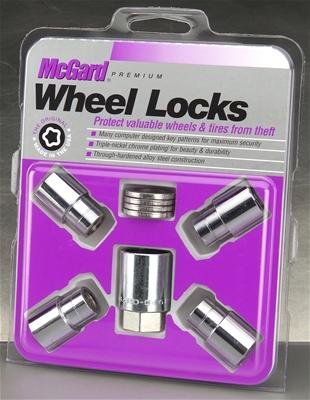 McGard Wheel Lock Nut Set - 4pk. (Reg. Shank Seat) 1/2-20 / 13/16 Hex / 1.38in. Length - Chrome thumbnail 3