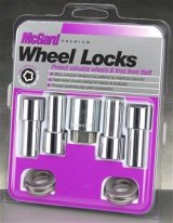 McGard Wheel Lock Nut Set - 4pk. (X-Long Shank) 7/16-20 / 13/16 Hex / 2.165in. Length - Chrome thumbnail 3