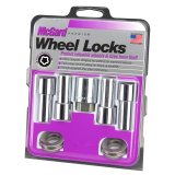 McGard Wheel Lock Nut Set - 4pk. (X-Long Shank) 7/16-20 / 13/16 Hex / 2.165in. Length - Chrome thumbnail 7