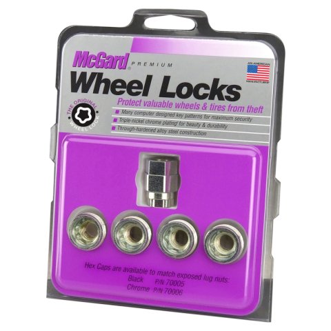 McGard Wheel Lock Nut Set - 4pk. (Under Hub Cap / Cone Seat) 1/2-20 / 3/4 & 13/16 Hex / .775in. L thumbnail 6