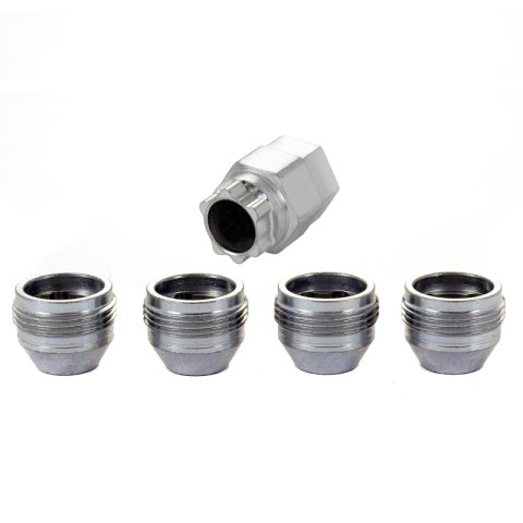 McGard Wheel Lock Nut Set - 4pk. (Under Hub Cap / Cone Seat) M12X1.5 / 19mm & 21mm Hex / .775in. L thumbnail 4