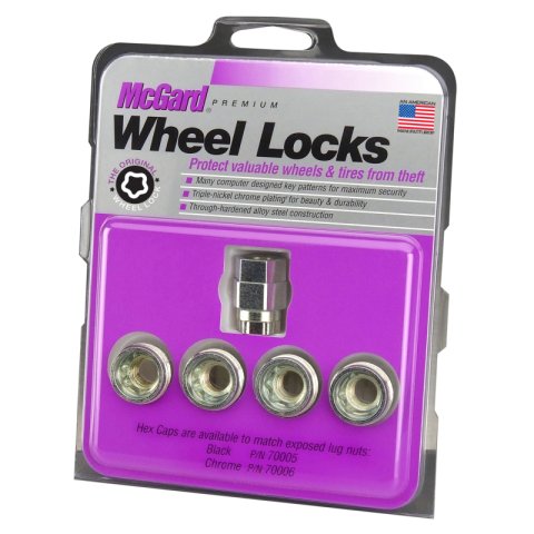 McGard Wheel Lock Nut Set - 4pk. (Under Hub Cap / Cone Seat) M12X1.5 / 19mm & 21mm Hex / .775in. L thumbnail 6