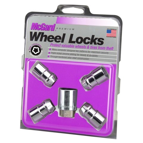 McGard Wheel Lock Nut Set - 4pk. (Cone Seat) 7/16-20 / 3/4 Hex / 1.46in. Length - Chrome thumbnail 5