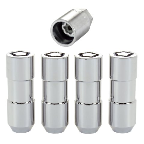 McGard Wheel Lock Nut Set - 4pk. (Cone Seat Duplex) 9/16-18 / 7/8 Hex / 2.5in. Length - Chrome thumbnail 4
