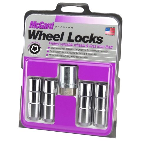 McGard Wheel Lock Nut Set - 4pk. (Cone Seat Duplex) 9/16-18 / 7/8 Hex / 2.5in. Length - Chrome thumbnail 5