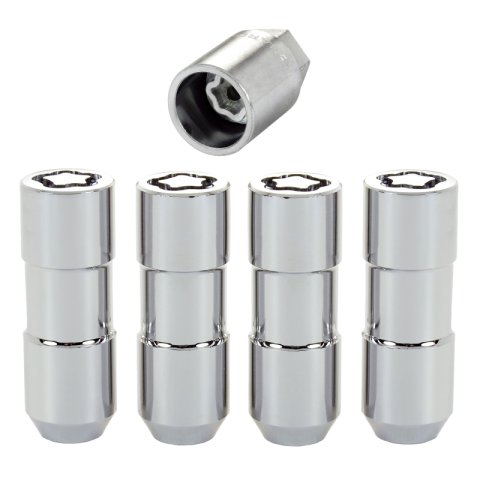 McGard Wheel Lock Nut Set - 4pk. (Cone Seat Duplex) 9/16-18 / 7/8 Hex / 2.5in. Length - Chrome thumbnail 6