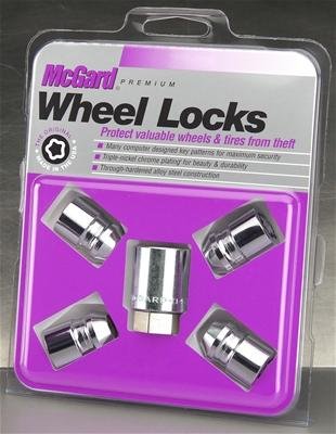 McGard Wheel Lock Nut Set - 4pk. (Cone Seat) M12X1.5 / 19mm & 21mm Dual Hex / 1.28in. L - Chrome thumbnail 3