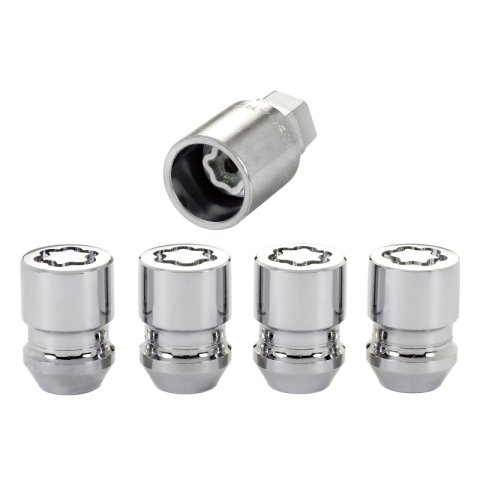 McGard Wheel Lock Nut Set - 4pk. (Cone Seat) M12X1.5 / 19mm & 21mm Dual Hex / 1.28in. L - Chrome thumbnail 6