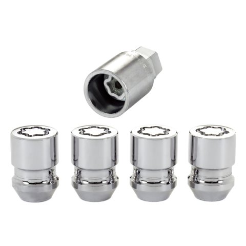 McGard Wheel Lock Nut Set - 4pk. (Cone Seat) M12X1.5 / 19mm & 21mm Dual Hex / 1.28in. L - Chrome thumbnail 8