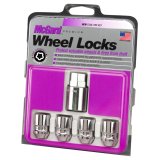 McGard Wheel Lock Nut Set - 4pk. (Cone Seat) 1/2-20 / 3/4 & 13/16 Dual Hex / 1.28in. Length - Chrome thumbnail 8