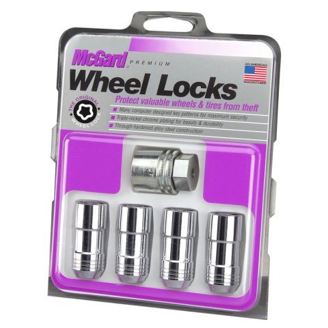 McGard Wheel Lock Nut Set - 4pk. (Cone Seat) M14X2.0 / 13/16 Hex / 2.25in. Length - Chrome thumbnail 5