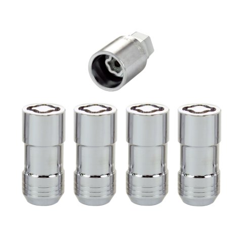McGard Wheel Lock Nut Set - 4pk. (Cone Seat) M14X1.5 / 21mm & 22mm Dual Hex / 1.965in. L - Chrome thumbnail 5