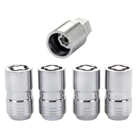 McGard Wheel Lock Nut Set - 4pk. (Cone Seat) M14X1.5 / 21mm & 22mm Dual Hex / 1.639in. L - Chrome thumbnail 6