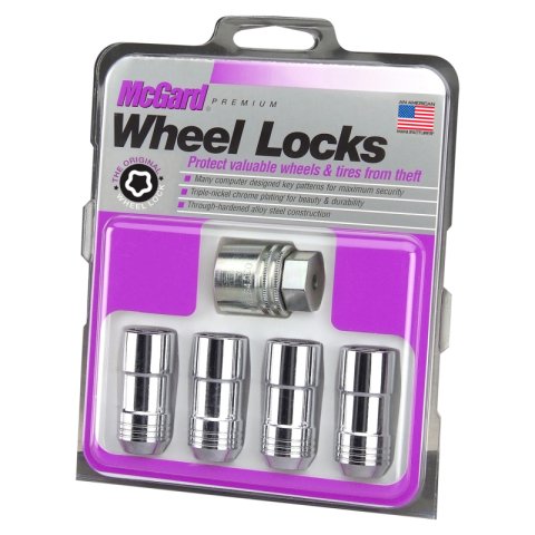 McGard Wheel Lock Nut Set - 4pk. (Cone Seat) 9/16-18 / 7/8 Hex / 1.765in. Length - Chrome thumbnail 6