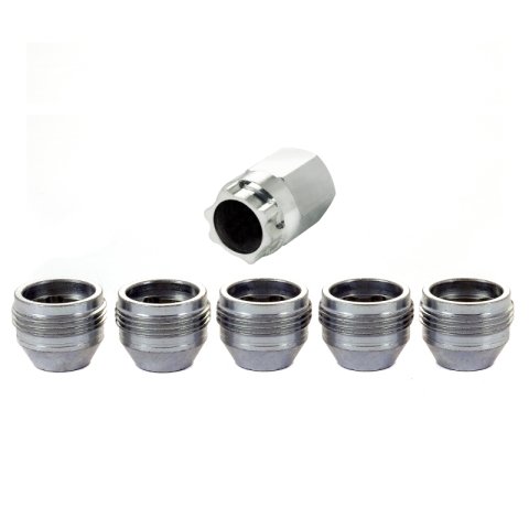McGard Wheel Lock Nut Set - 5pk. (Under Hub Cap / Cone Seat) M14X.5 / 22mm Hex / .893in. L. - Silver thumbnail 9