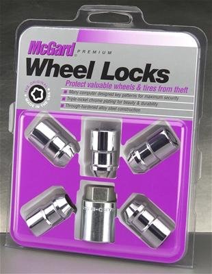 McGard Wheel Lock Nut Set - 5pk. (Cone Seat) M12X1.5 / 3/4 Hex / 1.46in. Length - Chrome thumbnail 3