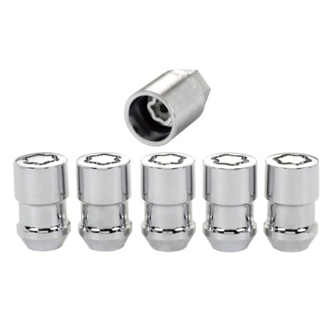 McGard Wheel Lock Nut Set - 5pk. (Cone Seat) M12X1.5 / 3/4 Hex / 1.46in. Length - Chrome thumbnail 9