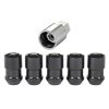 McGard Wheel Lock Nut Set - 5pk. (Cone Seat) 1/2-20 / 3/4 &13/16 Dual Hex / 1.46in. Length - Black thumbnail 7