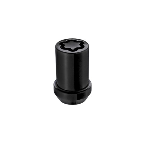 McGard Wheel Lock Nut Set - 4pk. (Tuner / Cone Seat) M12X1.25 / 13/16 Hex / 1.24in. Length - Black thumbnail 2