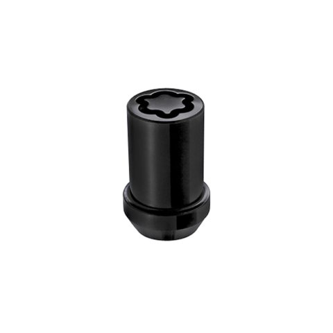 McGard Wheel Lock Nut Set - 4pk. (Tuner / Cone Seat) M12X1.25 / 13/16 Hex / 1.24in. Length - Black thumbnail 4