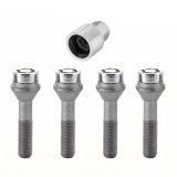 McGard Wheel Lock Bolt Set - 4pk. (Cone Seat) M12X1.5 / 17mm Hex / 49.2mm Shank Length - Chrome thumbnail 4