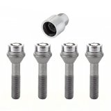 McGard Wheel Lock Bolt Set - 4pk. (Cone Seat) M12X1.5 / 17mm Hex / 49.2mm Shank Length - Chrome thumbnail 8